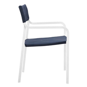 EEI-3573-WHI-NAV Outdoor/Patio Furniture/Outdoor Chairs