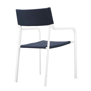 EEI-3573-WHI-NAV Outdoor/Patio Furniture/Outdoor Chairs
