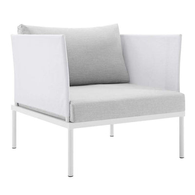 Product Image: EEI-4955-WHI-GRY Outdoor/Patio Furniture/Outdoor Chairs