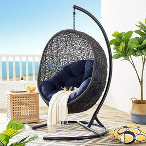 EEI-3943-BLK-NAV Outdoor/Patio Furniture/Outdoor Chairs