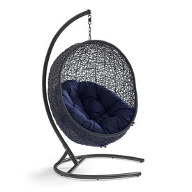 Encase Sunbrella Swing Outdoor Patio Lounge Chair
