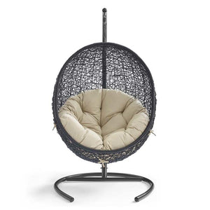 EEI-3943-BLK-BEI Outdoor/Patio Furniture/Outdoor Chairs