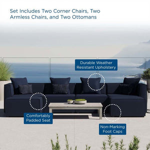 EEI-4383-NAV Outdoor/Patio Furniture/Outdoor Sofas