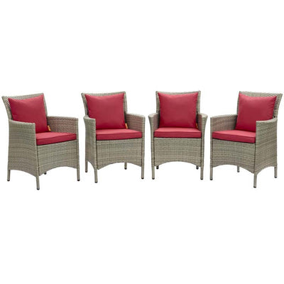 EEI-4028-LGR-RED Outdoor/Patio Furniture/Outdoor Chairs