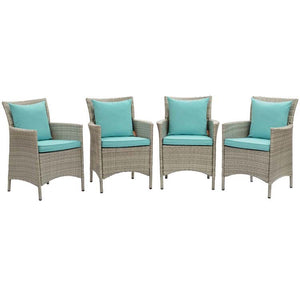 EEI-4028-LGR-TRQ Outdoor/Patio Furniture/Outdoor Chairs