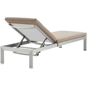 EEI-5547-SLV-MOC Outdoor/Patio Furniture/Outdoor Chaise Lounges