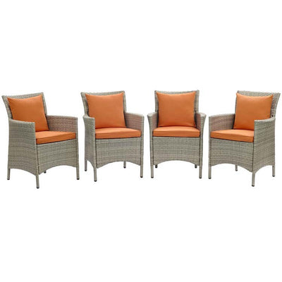 Product Image: EEI-4028-LGR-ORA Outdoor/Patio Furniture/Outdoor Chairs