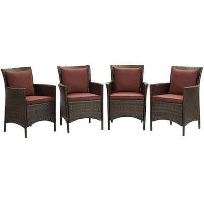 Product Image: EEI-4031-BRN-CUR Outdoor/Patio Furniture/Outdoor Chairs
