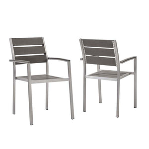 EEI-4042-SLV-GRY Outdoor/Patio Furniture/Outdoor Chairs