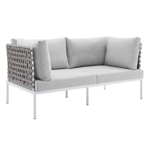 EEI-4962-TAN-GRY Outdoor/Patio Furniture/Outdoor Sofas