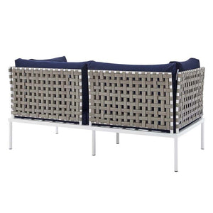 EEI-4962-TAN-NAV Outdoor/Patio Furniture/Outdoor Sofas