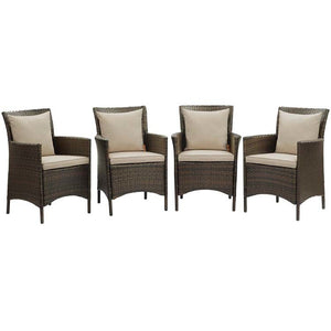 EEI-4031-BRN-BEI Outdoor/Patio Furniture/Outdoor Chairs
