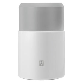 Thermo 23.6 oz/700 ml Food Jar - Silver/White