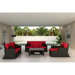 FP-BAR-6SS-EB-CG-1 Outdoor/Patio Furniture/Outdoor Sofas