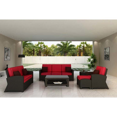 Product Image: FP-BAR-6SS-EB-CG-1 Outdoor/Patio Furniture/Outdoor Sofas