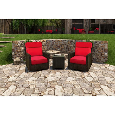 Product Image: FP-BAR-3CHT-EB-TL-0 Outdoor/Patio Furniture/Patio Conversation Sets