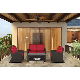 Barbados Four-Piece Loveseat Set