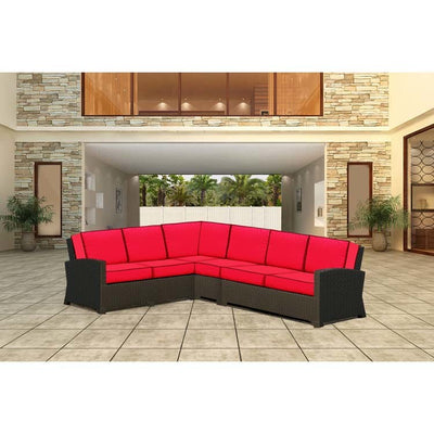 Product Image: FP-BAR-4SEC-90-EB-FB-0 Outdoor/Patio Furniture/Outdoor Sofas