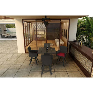 FP-BAR-5PUB-EB-CG-1 Outdoor/Patio Furniture/Patio Bar Furniture