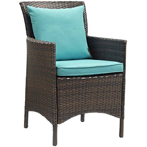 EEI-4030-BRN-TRQ Outdoor/Patio Furniture/Outdoor Chairs