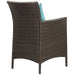 EEI-4030-BRN-TRQ Outdoor/Patio Furniture/Outdoor Chairs