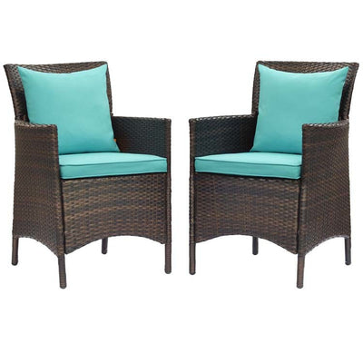 Product Image: EEI-4030-BRN-TRQ Outdoor/Patio Furniture/Outdoor Chairs