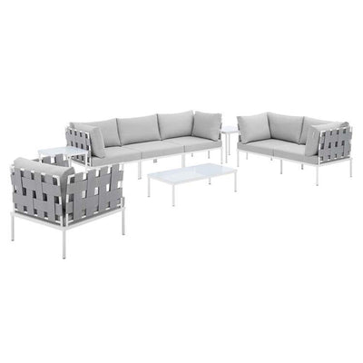 Product Image: EEI-4949-GRY-GRY-SET Outdoor/Patio Furniture/Patio Conversation Sets
