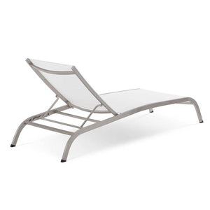 EEI-4006-WHI-SET Outdoor/Patio Furniture/Outdoor Chaise Lounges