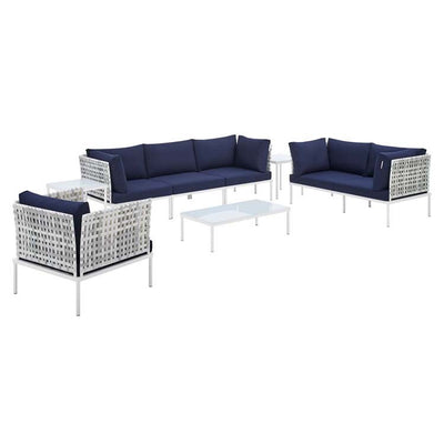 Product Image: EEI-4946-TAU-NAV-SET Outdoor/Patio Furniture/Patio Conversation Sets