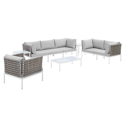 Product Image: EEI-4947-TAN-GRY-SET Outdoor/Patio Furniture/Patio Conversation Sets