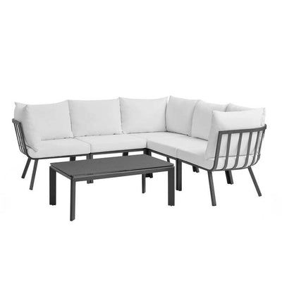 Product Image: EEI-3788-SLA-WHI Outdoor/Patio Furniture/Patio Conversation Sets