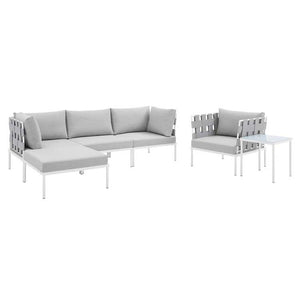 EEI-4933-GRY-GRY-SET Outdoor/Patio Furniture/Outdoor Sofas