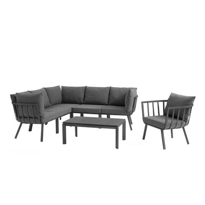 Product Image: EEI-3790-SLA-CHA Outdoor/Patio Furniture/Patio Conversation Sets