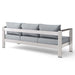 EEI-3917-SLV-GRY Outdoor/Patio Furniture/Outdoor Sofas