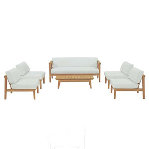 EEI-5483-NAT-WHI-SET Outdoor/Patio Furniture/Patio Conversation Sets