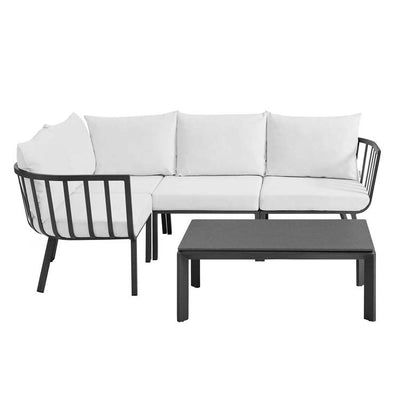 Product Image: EEI-3793-SLA-WHI Outdoor/Patio Furniture/Patio Conversation Sets