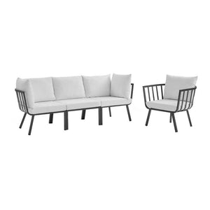 EEI-3784-SLA-WHI Outdoor/Patio Furniture/Outdoor Sofas
