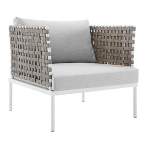 EEI-4931-TAN-GRY-SET Outdoor/Patio Furniture/Outdoor Sofas