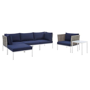 EEI-4931-TAN-NAV-SET Outdoor/Patio Furniture/Outdoor Sofas