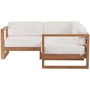 EEI-4255-NAT-WHI-SET Outdoor/Patio Furniture/Outdoor Sofas