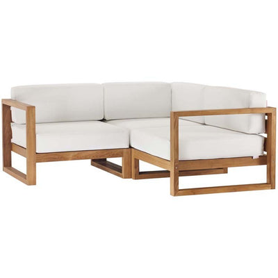 Product Image: EEI-4255-NAT-WHI-SET Outdoor/Patio Furniture/Outdoor Sofas