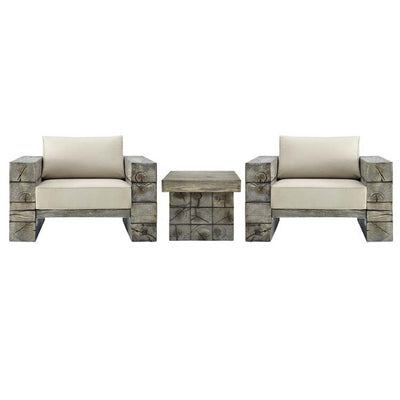 Product Image: EEI-3652-LGR-BEI-SET Outdoor/Patio Furniture/Patio Conversation Sets