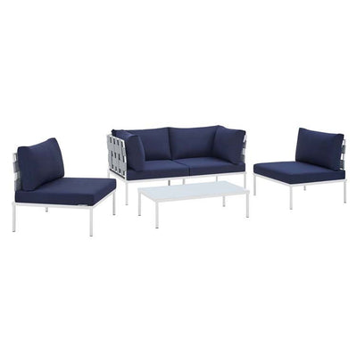 Product Image: EEI-4691-GRY-NAV-SET Outdoor/Patio Furniture/Patio Conversation Sets