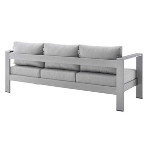 EEI-4316-SLV-GRY-SET Outdoor/Patio Furniture/Patio Conversation Sets