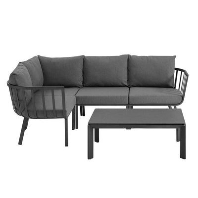 Product Image: EEI-3793-SLA-CHA Outdoor/Patio Furniture/Patio Conversation Sets