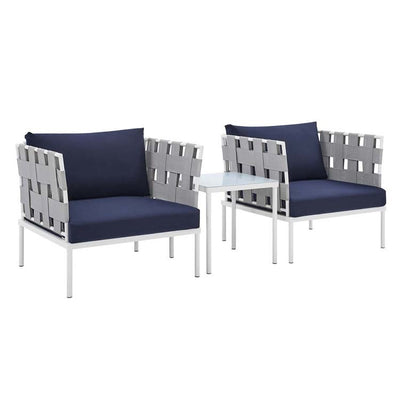 Product Image: EEI-4687-GRY-NAV-SET Outdoor/Patio Furniture/Patio Conversation Sets