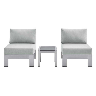 Product Image: EEI-4312-SLV-GRY-SET Outdoor/Patio Furniture/Patio Conversation Sets