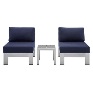 EEI-4312-SLV-NAV-SET Outdoor/Patio Furniture/Patio Conversation Sets
