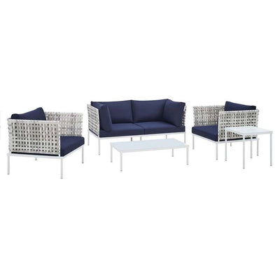 Product Image: EEI-4692-TAU-NAV-SET Outdoor/Patio Furniture/Patio Conversation Sets