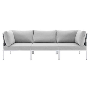 EEI-4968-GRY-GRY Outdoor/Patio Furniture/Outdoor Sofas